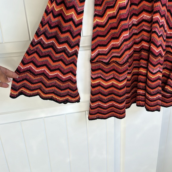 Free People Ziggy Bell Sleeve Stripe Sweater Dress - Picture 5 of 9